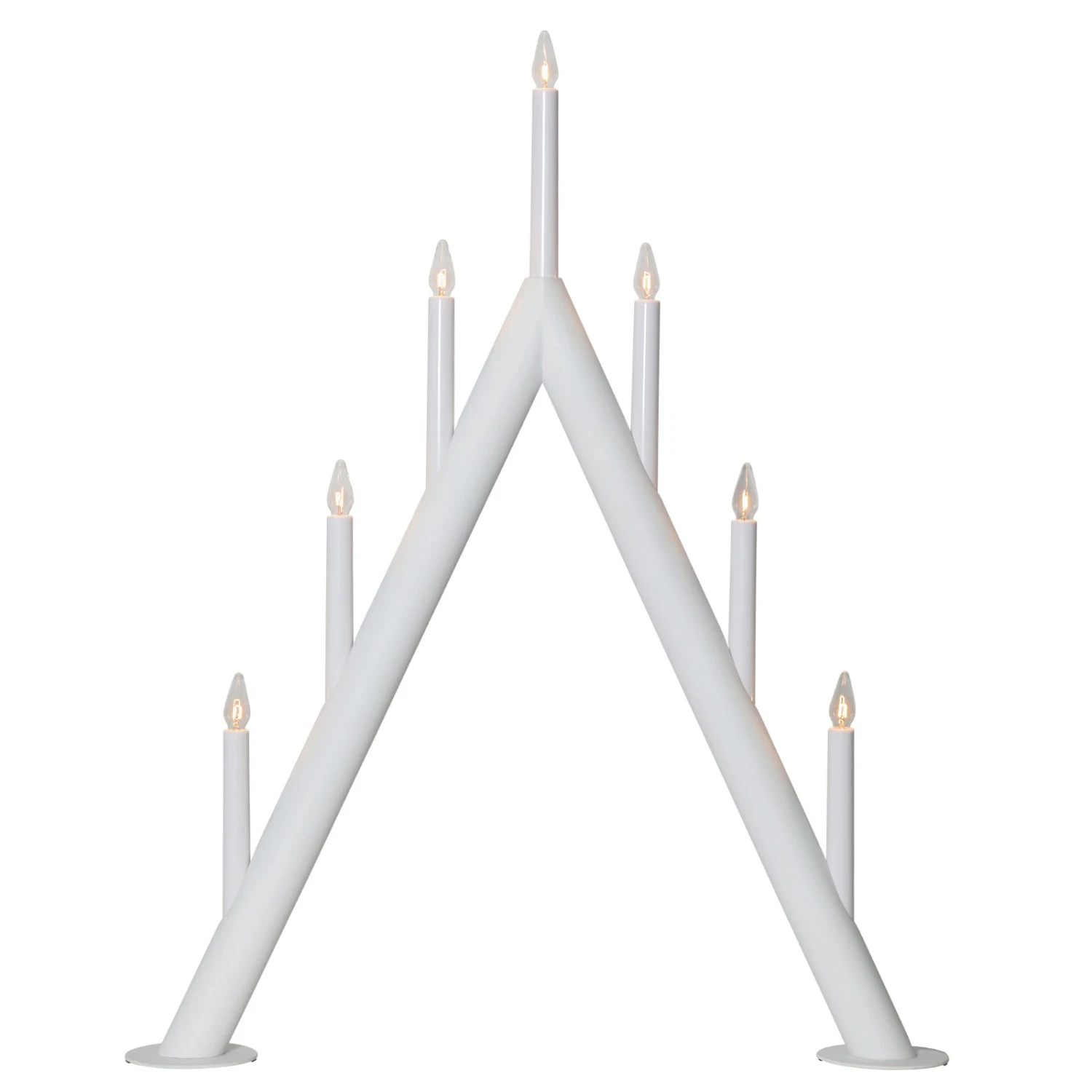 Kerzenleuchter Circum, Spitz, 7flammig, Weiß 1 Kerzenleuchter Circum, Spitz, 7flammig, Weiß