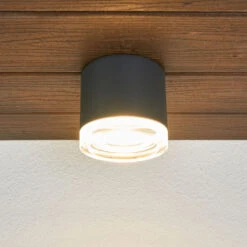 BEGA 66056K3 Außendeckenleuchte Grafit 3.000K 62° 8 BEGA 66056K3 Außendeckenleuchte Grafit 3.000K 62° -Heimbeleuchtung 1566006 2