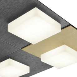 BANKAMP Cube Deckenleuchte 32W 28x28cm, Anthrazit -Heimbeleuchtung 1572036 2