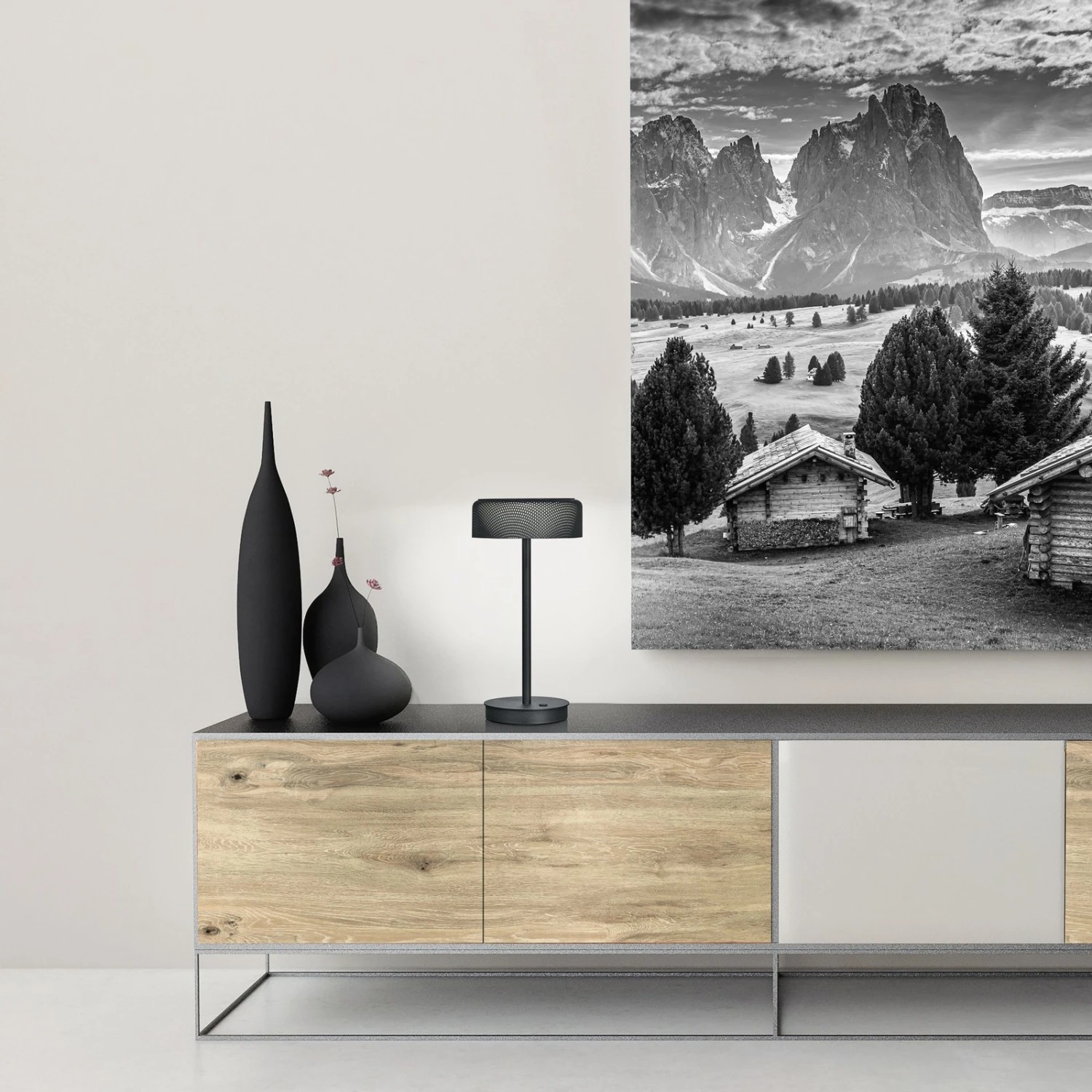 BANKAMP Mesh LED-Tischleuchte Mit Dimmer, Schwarz 2 BANKAMP Mesh LED-Tischleuchte Mit Dimmer, Schwarz – Bild 2