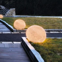 Außen-Kugelleuchte Mit Erdspieß, Terracotta Ø 77cm -Heimbeleuchtung 2500648 3