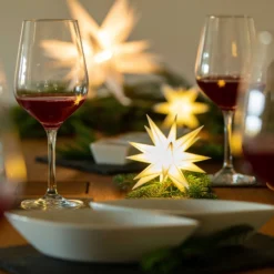 Weißer, 18-zackiger Stern 12 Cm 6 Weißer, 18-zackiger Stern 12 Cm -Heimbeleuchtung 2506123 2