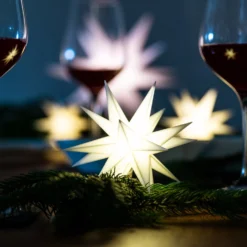 Innendeko - 18-zackiger Stern Ø 12 Cm Weiß -Heimbeleuchtung 2506131 2