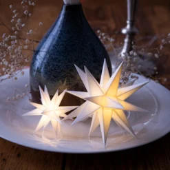 Innendeko - 18-zackiger Stern Ø 12 Cm Weiß -Heimbeleuchtung 2506131 7