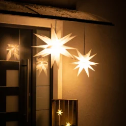 LED-Deko-Stern, 18-Zacker, Ø 25 Cm, Weiß -Heimbeleuchtung 2506145 2