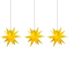 Lichterkette Stern Innen, 18-Zacker, 3-flg., Gelb