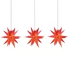 Lichterkette Stern Innen, 18-Zacker, 3-flg., Rot