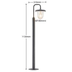 Prios Larkumi Wegeleuchte Mit E27-Fassung -Heimbeleuchtung 2621015 3