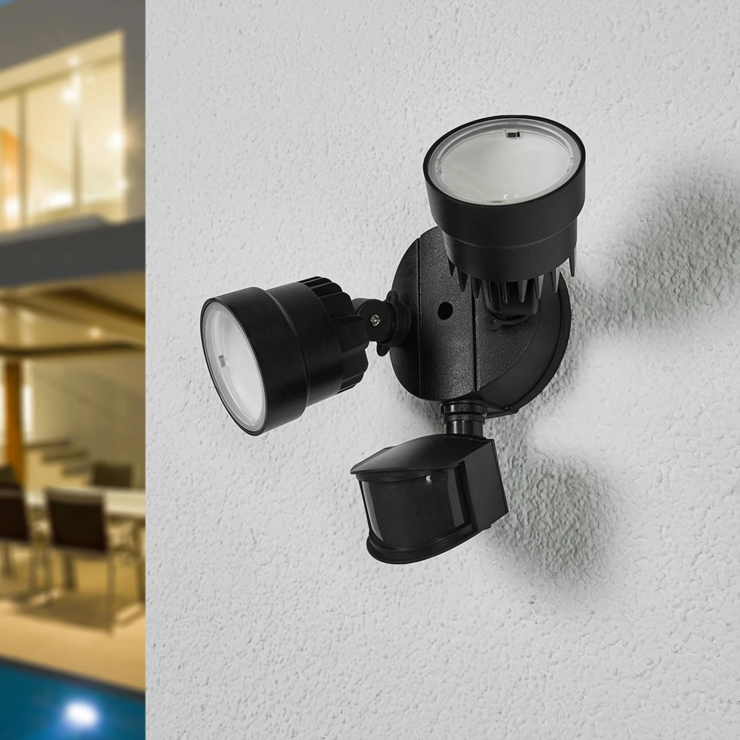 LED-Außenstrahler Shrimp Mit Sensor Aus Kunststoff 2 LED-Außenstrahler Shrimp Mit Sensor Aus Kunststoff – Bild 2