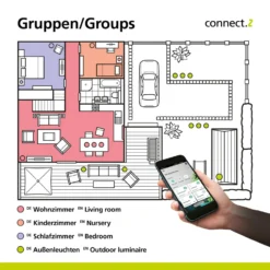 EGLO Connect-z E27 G95 Globe 5,5W 400lm 2200-6500K -Heimbeleuchtung 3032734 4