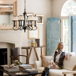 Sechsflammiger Kronleuchter Plymouth -Heimbeleuchtung 3048523 1