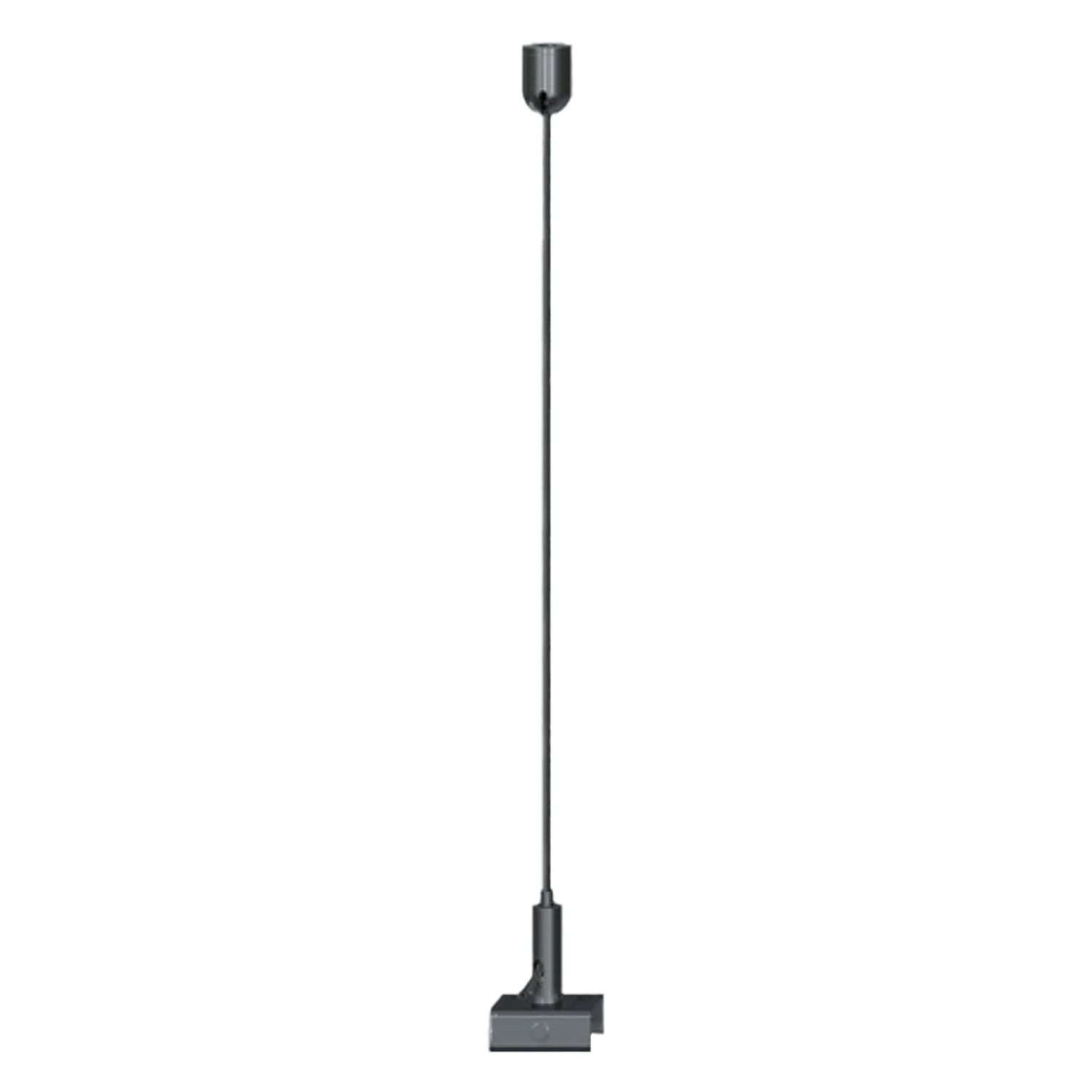 ERCO Einpunkt-Abhängung Hochvolt-Schiene Schwarz 2 ERCO Einpunkt-Abhängung Hochvolt-Schiene Schwarz – Bild 2