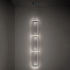 FLOS Noctambule LED-Hängelampe 3 High Cylinders