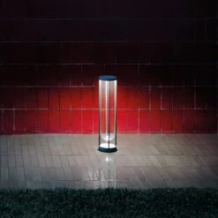 FLOS In Vitro Bollard 2, 2.700 K, 60 Cm, Schwarz -Heimbeleuchtung 3510797 3