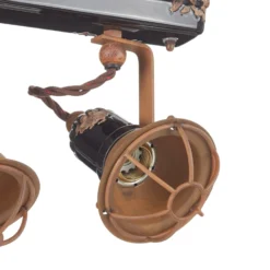 Wandlampe C1677/1 Mit Korb, Dreiflammig, Schwarz -Heimbeleuchtung 3517255 3