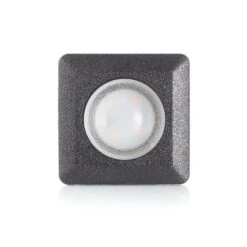 Einbauleuchte Teresa Eckig Schwarz/frosted 3.000K -Heimbeleuchtung 3538143 3