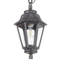 LED-Hängelampe Sichem Anna 6W 2.700K Schwarz/klar -Heimbeleuchtung 3538175 3