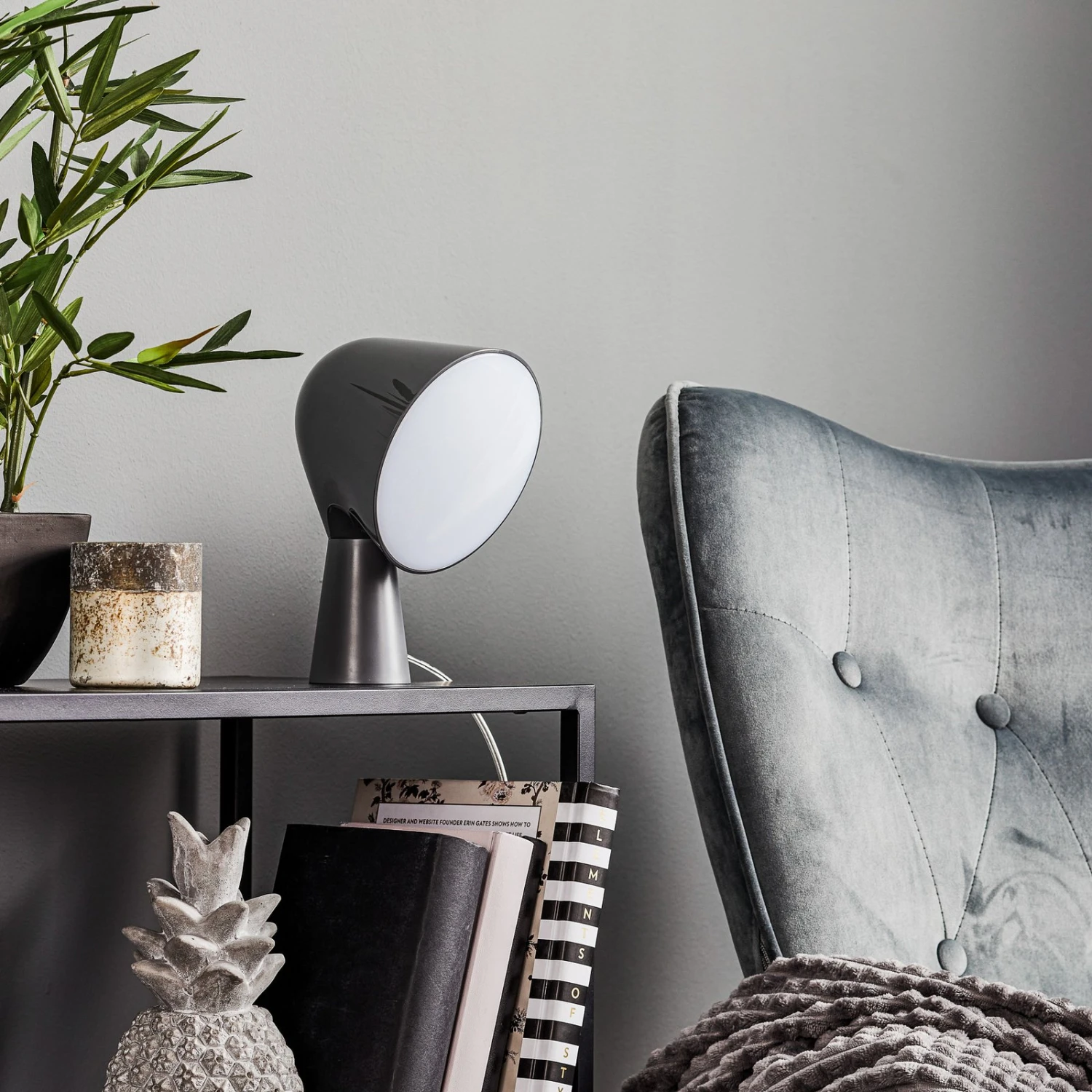 Foscarini Binic Designer-Tischleuchte, Anthrazit 3 Foscarini Binic Designer-Tischleuchte, Anthrazit – Bild 3