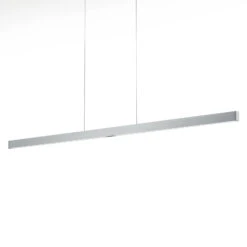 LED-Hängeleuchte Linn-L 128, Nickel