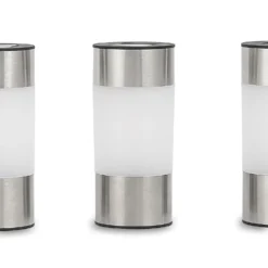 Lindby Jocob LED-Solarlampe M. Erdspieß, 4er-Set -Heimbeleuchtung 4018390 4