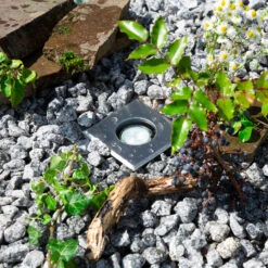 EVN Talpa Bodeneinbauleuchte GU10 Edelstahl Eckig -Heimbeleuchtung 4026015 3