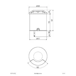 EVN Scopum LED-Bodeneinbauleuchte Rund 1fach -Heimbeleuchtung 4026287 3