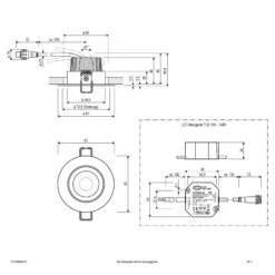 EVN PC65 Außen-Einbauleuchte Rund, 3000K Weiß -Heimbeleuchtung 4026303 2