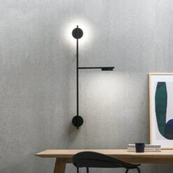 GRUPA Igram LED-Wandleuchte Zweiflammig Schwarz -Heimbeleuchtung 4028026 2