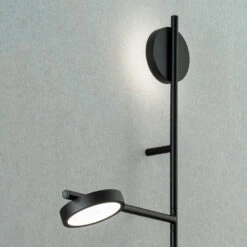 GRUPA Igram LED-Wandleuchte Zweiflammig Schwarz -Heimbeleuchtung 4028026 3