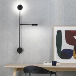 GRUPA Igram LED-Wandleuchte Zweiflammig Schwarz -Heimbeleuchtung 4028026 8