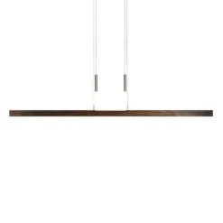 HerzBlut Leonora Hängelampe Up&Down 160cm Nussbaum