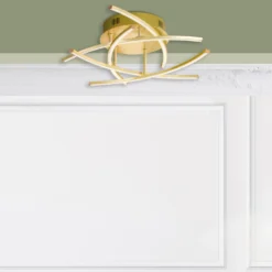 LED-Deckenlampe Cross Tunable White, 5-fl, Messing -Heimbeleuchtung 4581862 7