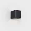 IP44.de Intro LED-Außenwandlampe 2.700K Deep Black