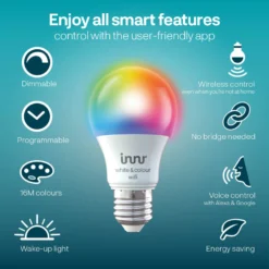 Innr LED-Lampe WiFi E27 9,5W 806lm RGBW 2er -Heimbeleuchtung 5037085 2