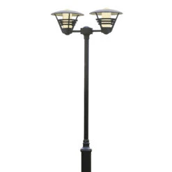 Konstsmide Zweiflammige Mastleuchte GEMINI Schwarz -Heimbeleuchtung 5522358 2