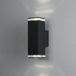 Konstsmide Außenwandleuchte Pollux 2-flg., Höhe 23,5 Cm