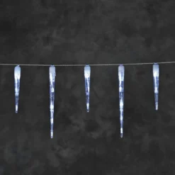 LED Eiszapfen Lichtvorhang Mit 32 Zapfen 7,75m -Heimbeleuchtung 5524048 3