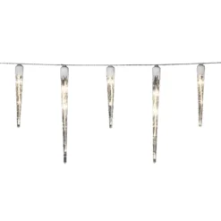 LED Eiszapfen Lichtvorhang Mit 32 Zapfen 7,75m -Heimbeleuchtung 5524048 4