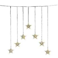 Lichtervorhang LED Mit 7 Sternen, Warmweiß -Heimbeleuchtung 5524080 3