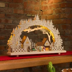 10-flammiger LED-Lichterbogen Dorf