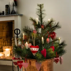 Batteriebetr. Christbaumkerzen LED Weiß 10-flg -Heimbeleuchtung 5524560 2