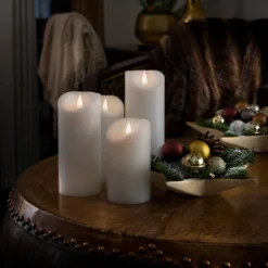 Mit 3D-Flamme Ausgestattet - LED-Kerze Echtwachs -Heimbeleuchtung 5524779 2