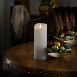 Mit 3D-Flamme Ausgestattet - LED-Kerze Echtwachs -Heimbeleuchtung 5524779 5