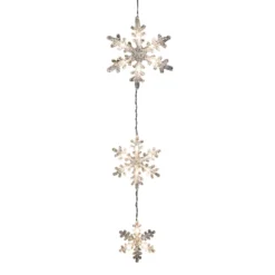 Dreiteilige LED-Lichterkette Schneeflocke -Heimbeleuchtung 5524808 3