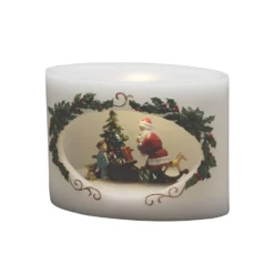 Echtwachskerze LED Weihnachtsmann Mit Kind -Heimbeleuchtung 5524835 2