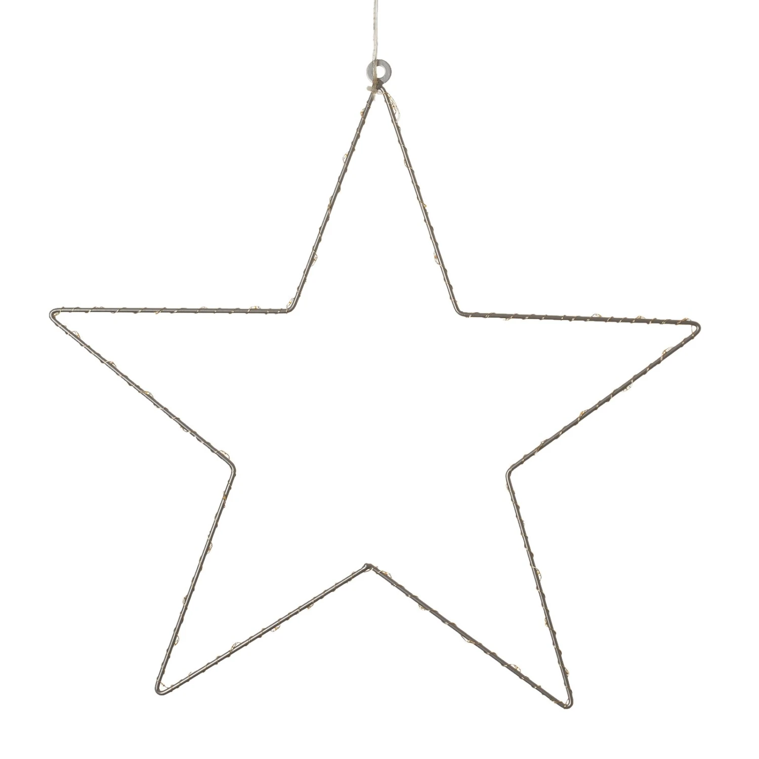 LED-Metallstern Mit Timer, Silber 3 LED-Metallstern Mit Timer, Silber – Bild 3