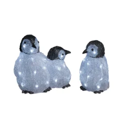 LED-Acryl-Leuchtfiguren Pinguinfamilie 3er -Heimbeleuchtung 5524872 4