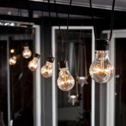 LED-Lichterkette Biergarten Erweiterung, Bernstein