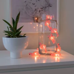 LED-Lichterkette Flamingos, Batteriebetrieben -Heimbeleuchtung 5524893 2