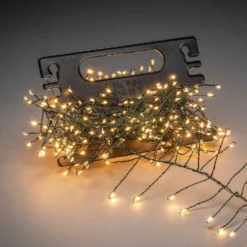 Lichterkette Cluster Grün Mit Aufroller 400flammig